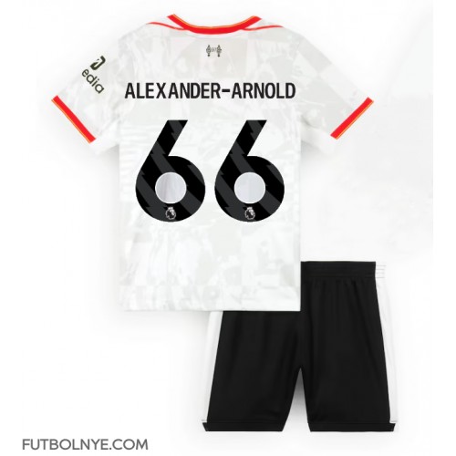 Camiseta Liverpool Alexander-Arnold #66 Tercera Equipación para niños 2024-25 manga corta (+ pantalones cortos)